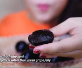 黑葡萄果冻小姐姐吃视频,一场视觉与味蕾的双重盛宴