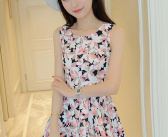 夏天碎花小姐姐穿搭图,小姐姐的时尚穿搭指南
